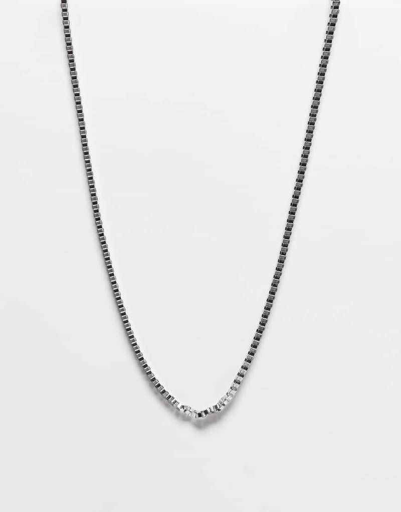 ASOS DESIGN - Gliederketten-Halskette in Silberoptik von ASOS DESIGN