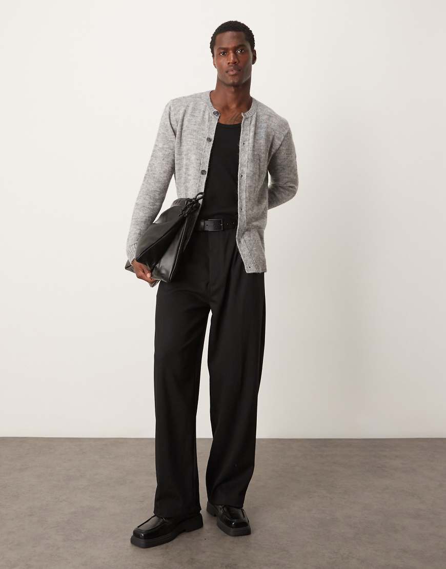 ASOS DESIGN - Graue Strickjacke von ASOS DESIGN