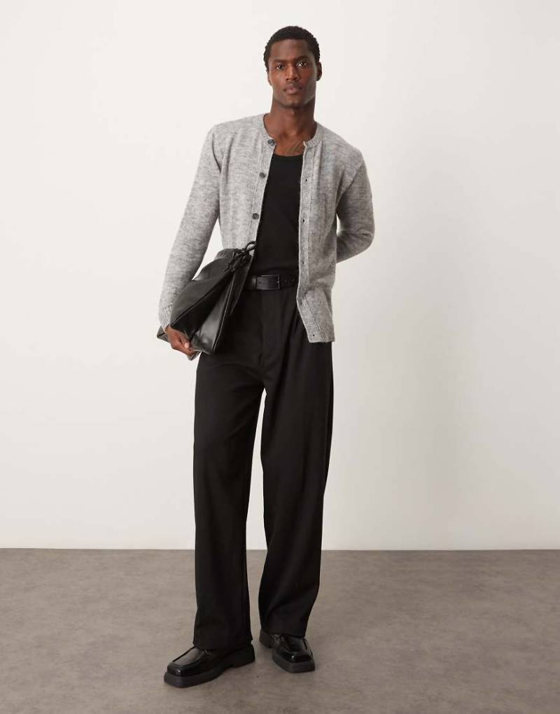 ASOS DESIGN - Graue Strickjacke von ASOS DESIGN