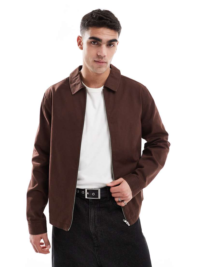 ASOS DESIGN - Harrington-Jacke in Braun ASOS DESIGN - Harrington-Jacke in Braun von ASOS DESIGN