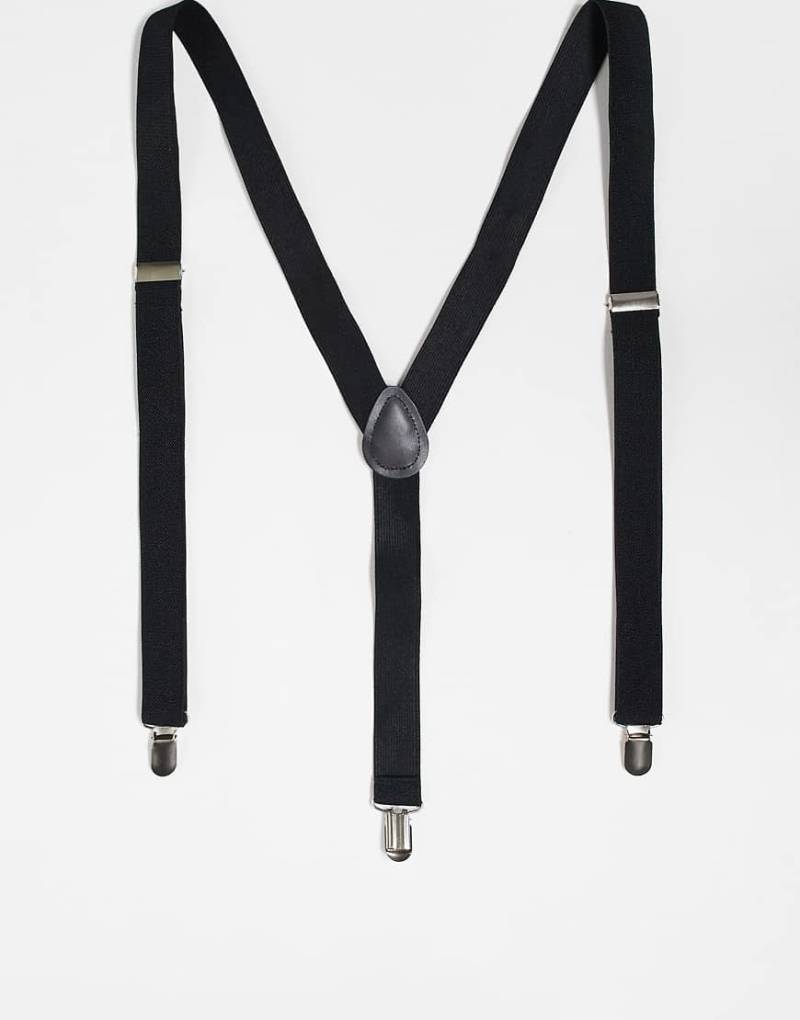 ASOS DESIGN - Hochzeitshosenträger in Schwarz von ASOS DESIGN
