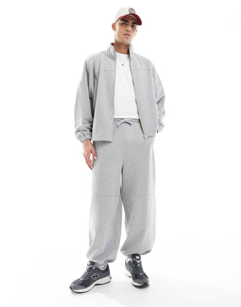 ASOS DESIGN - Ballon-Jogginghose in Grau, Kombiteil von ASOS DESIGN