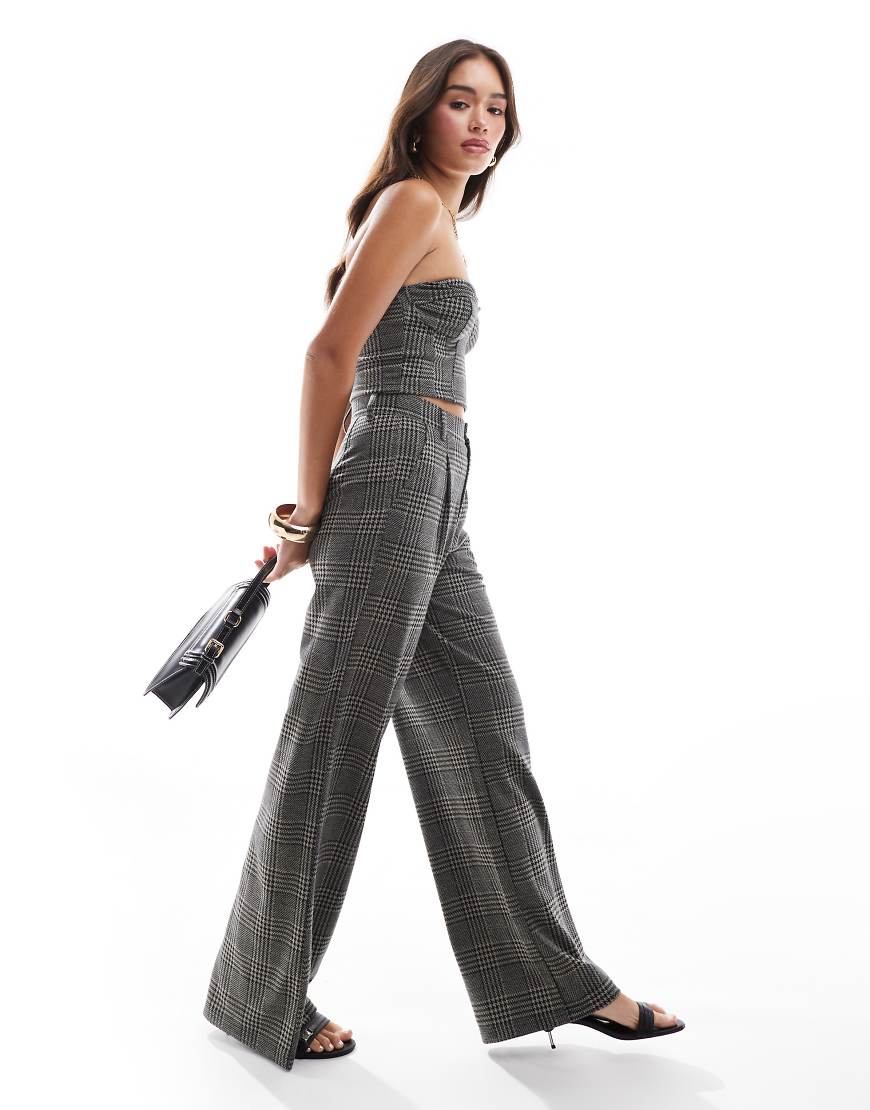 ASOS DESIGN - Karierte Hose mit weitem Schnitt, Kombiteil-Bunt ASOS DESIGN - Karierte Hose mit weitem Schnitt, Kombiteil-Bunt von ASOS DESIGN