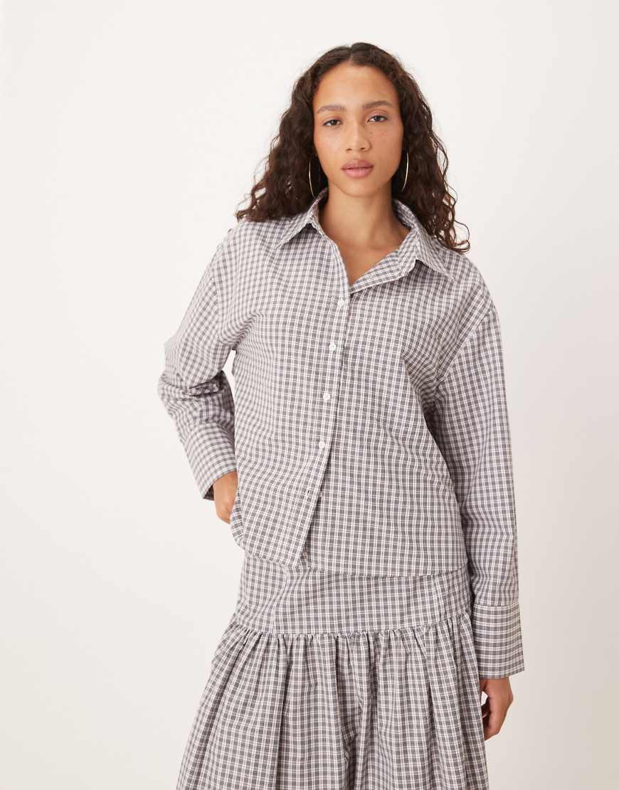 ASOS DESIGN - Kariertes Oversize-Hemd-Bunt von ASOS DESIGN