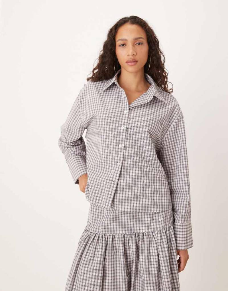 ASOS DESIGN - Kariertes Oversize-Hemd-Bunt von ASOS DESIGN