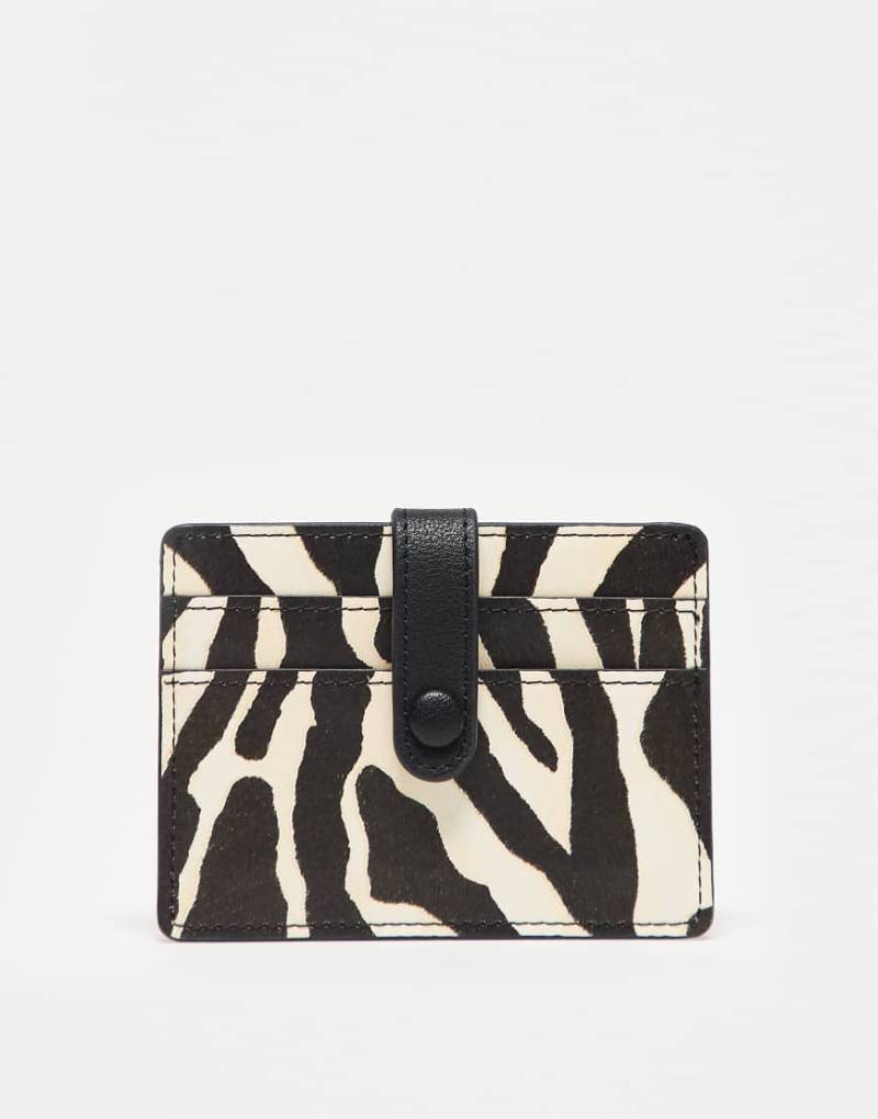 ASOS DESIGN - Kartenetui mit Zebramuster-Bunt von ASOS DESIGN