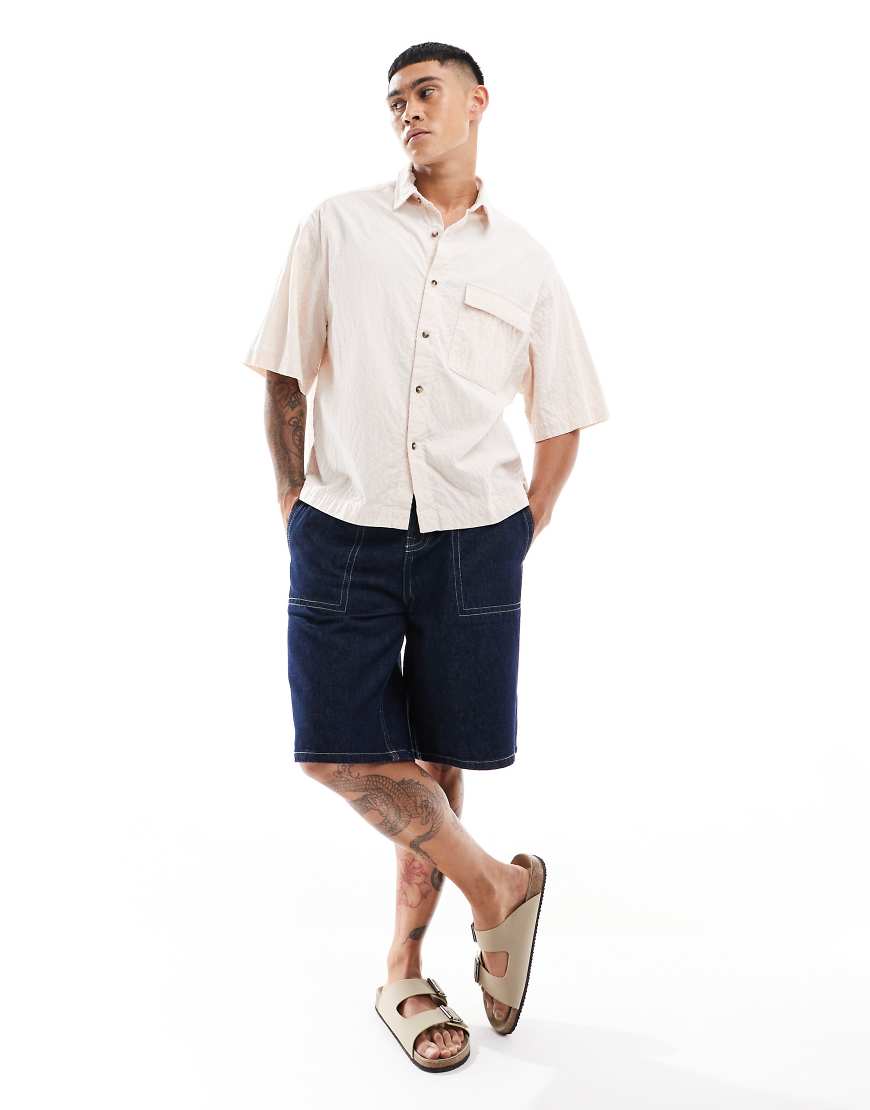 ASOS DESIGN - Kastiges Oversize-T-Shirt in Altrosa ASOS DESIGN - Kastiges Oversize-T-Shirt in Altrosa von ASOS DESIGN