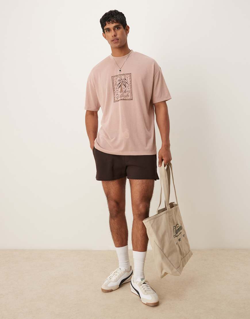 ASOS DESIGN - Kurze Shorts in Braun ASOS DESIGN - Kurze Shorts in Braun von ASOS DESIGN
