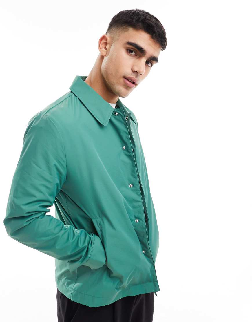 ASOS DESIGN - Leichte Harrington-Jacke in Grün von ASOS DESIGN