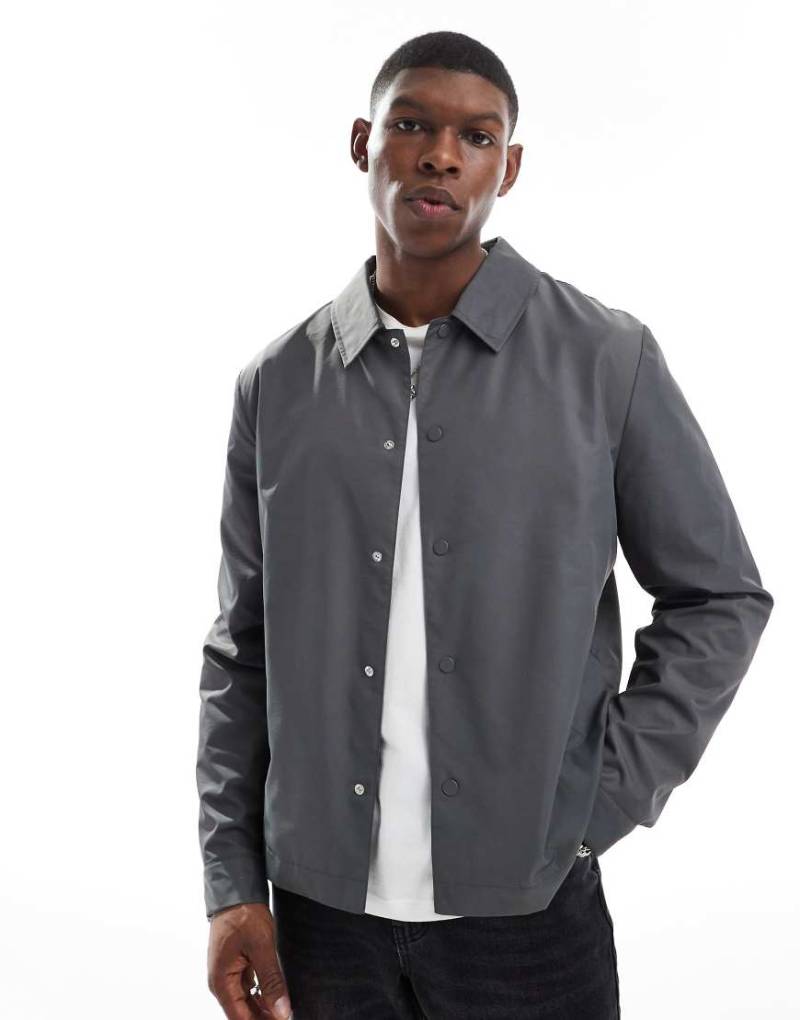 ASOS DESIGN - Leichte Sportjacke in Grau von ASOS DESIGN