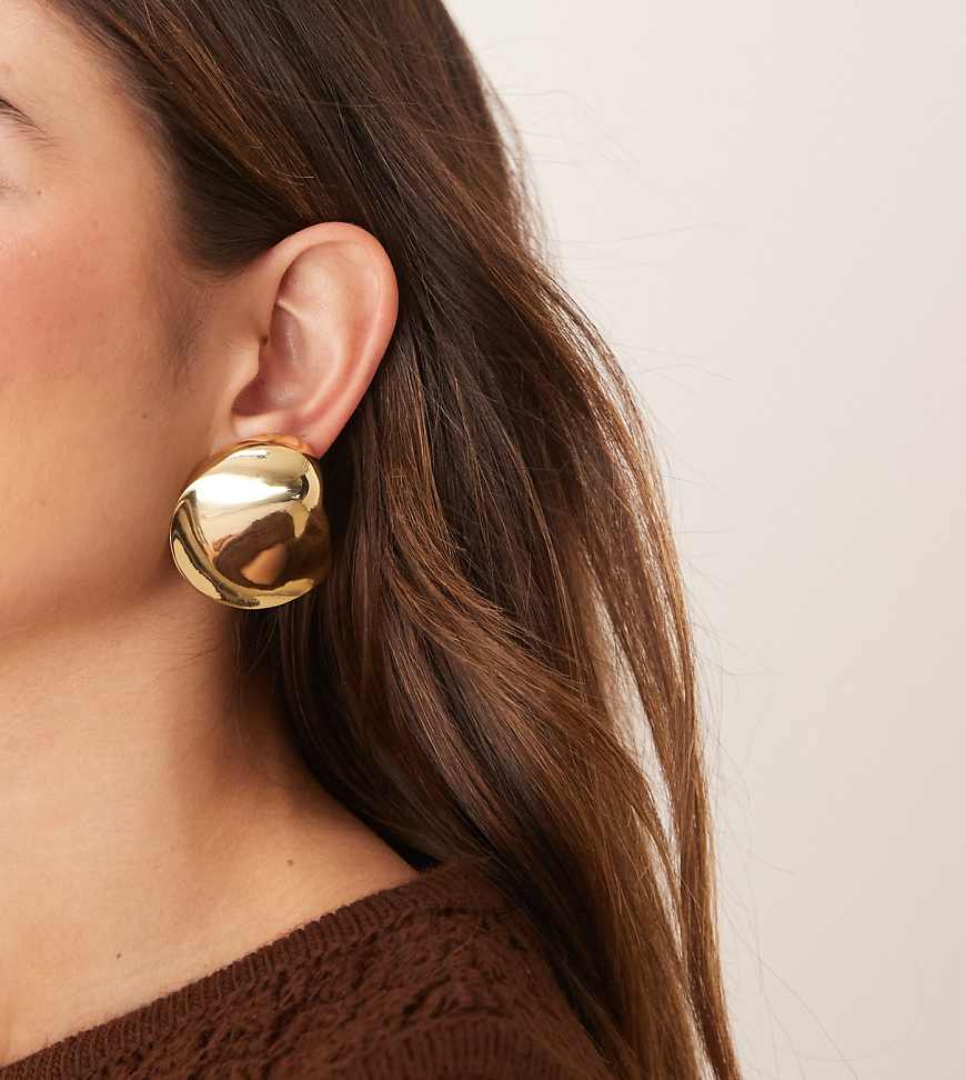 ASOS DESIGN - Limited Edition - Übergroße geformte Ohrringe in Goldoptik-Goldfarben ASOS DESIGN - Limited Edition - Übergroße geformte Ohrringe in Goldoptik-Goldfarben von ASOS DESIGN