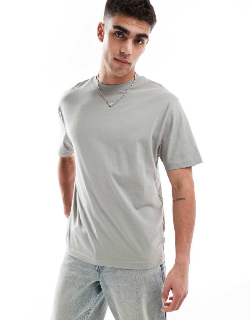 ASOS DESIGN - Basic-T-Shirt mit Relaxed Fit in Khaki-Grün von ASOS DESIGN