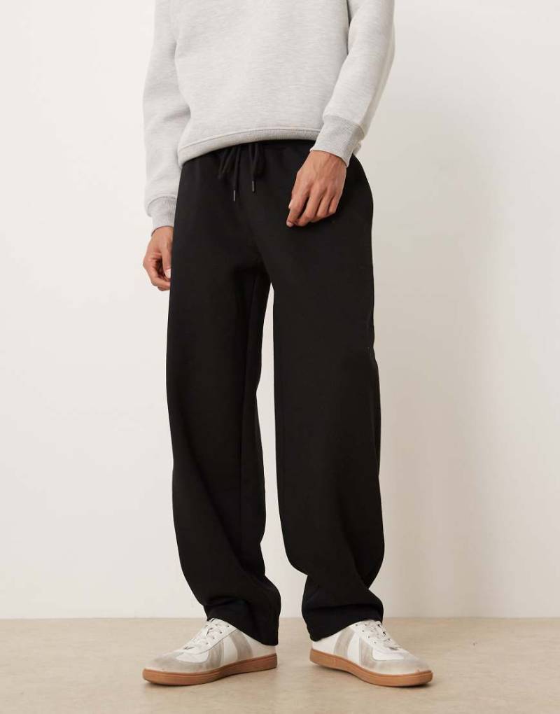 ASOS DESIGN - Loose-Fit-Jogginghose in Schwarz von ASOS DESIGN