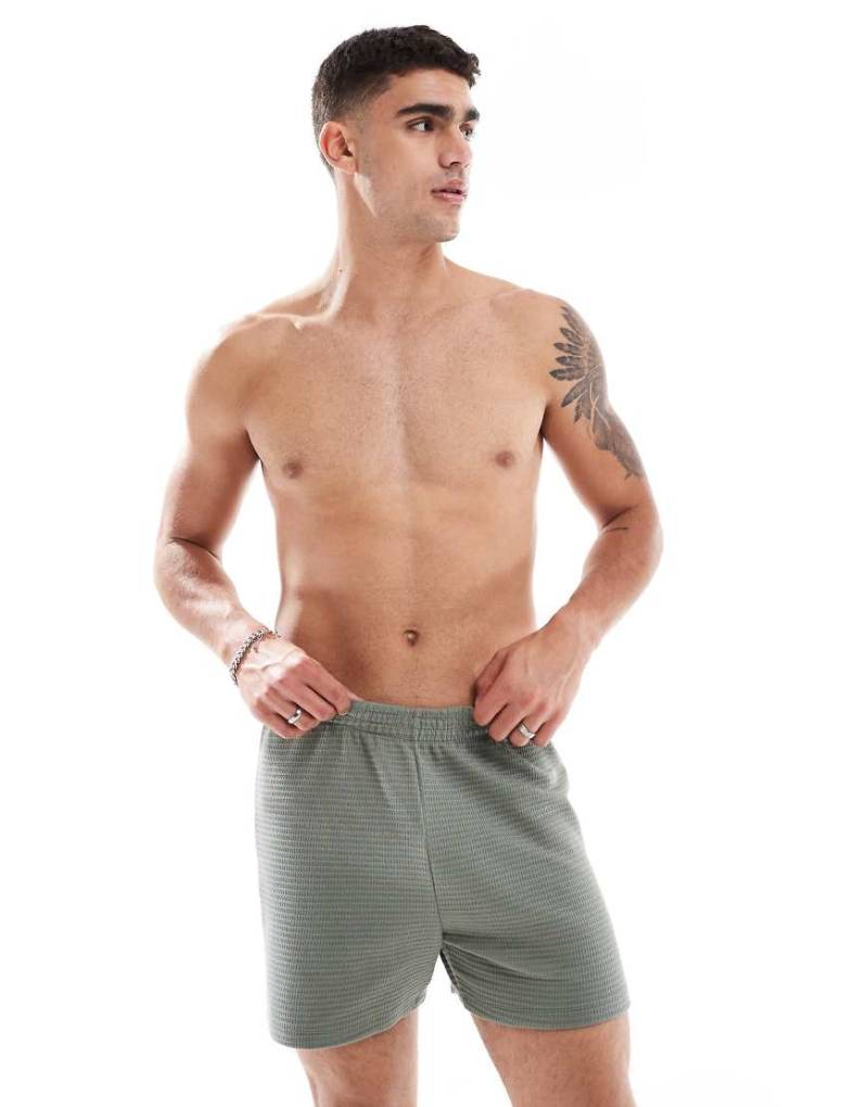 ASOS DESIGN - Lounge-Shorts in Gischt-Grün von ASOS DESIGN