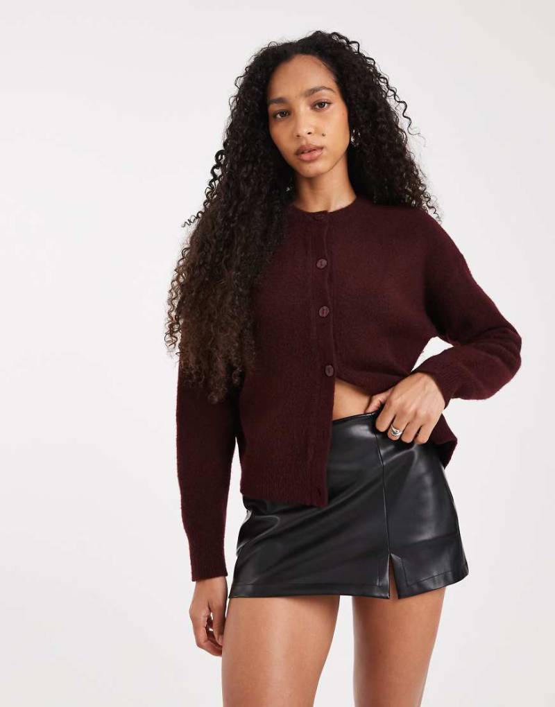 ASOS DESIGN - Minirock aus Kunstleder in Schwarz, Kombiteil von ASOS DESIGN