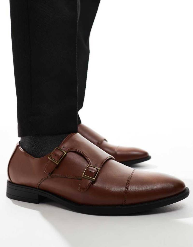 ASOS DESIGN - Monk-Schuhe in Hellbraun von ASOS DESIGN