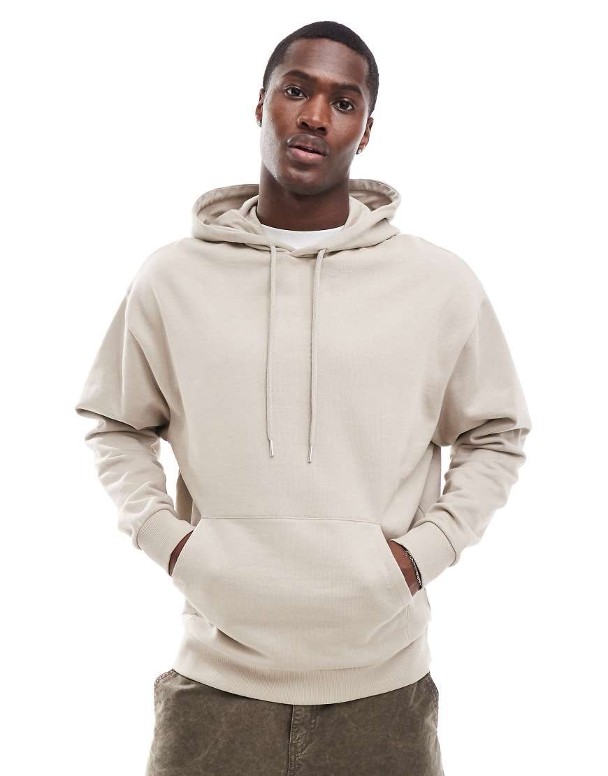 ASOS DESIGN - Oversize-Kapuzenpullover in Beige-Neutral ASOS DESIGN - Oversize-Kapuzenpullover in Beige-Neutral von ASOS DESIGN
