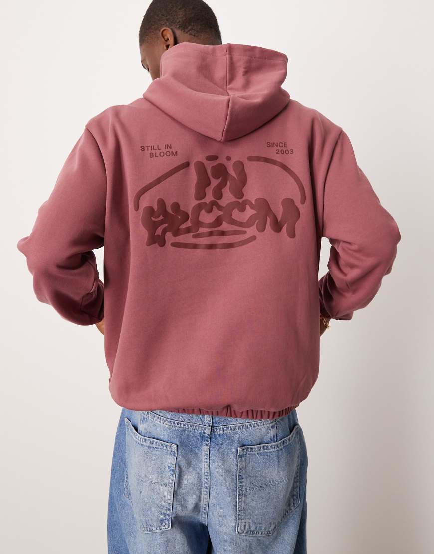 ASOS DESIGN - Oversize-Kapuzenpullover in Rosa mit Ballonsaum ASOS DESIGN - Oversize-Kapuzenpullover in Rosa mit Ballonsaum von ASOS DESIGN