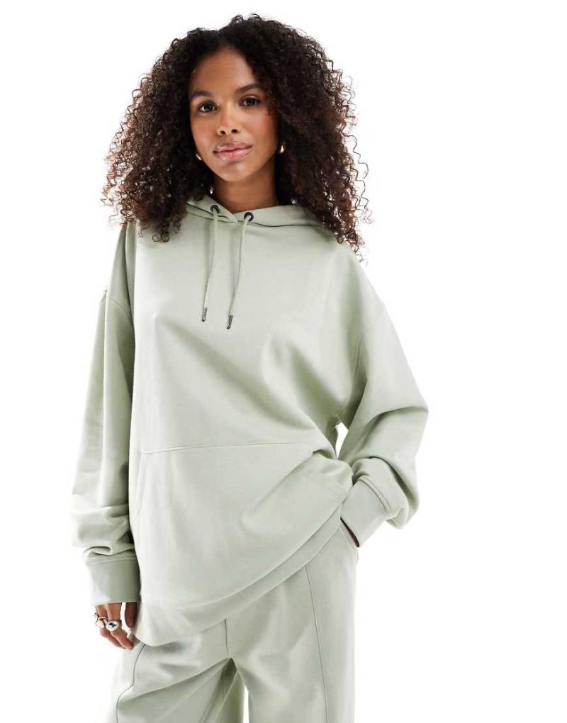 ASOS DESIGN - Oversize-Kapuzenpullover in Wüstengrün, Kapuzenpullover von ASOS DESIGN