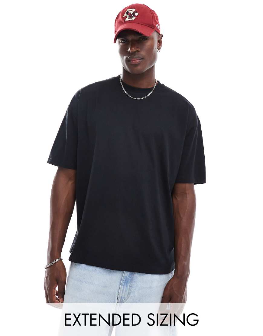 ASOS DESIGN - Oversize-T-Shirt in Schwarz mit Rückenprint ASOS DESIGN - Oversize-T-Shirt in Schwarz mit Rückenprint von ASOS DESIGN