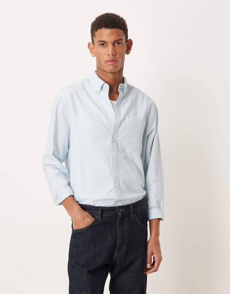 ASOS DESIGN - Oxford-Hemd in Hellblau mit normalem Schnitt ASOS DESIGN - Oxford-Hemd in Hellblau mit normalem Schnitt von ASOS DESIGN