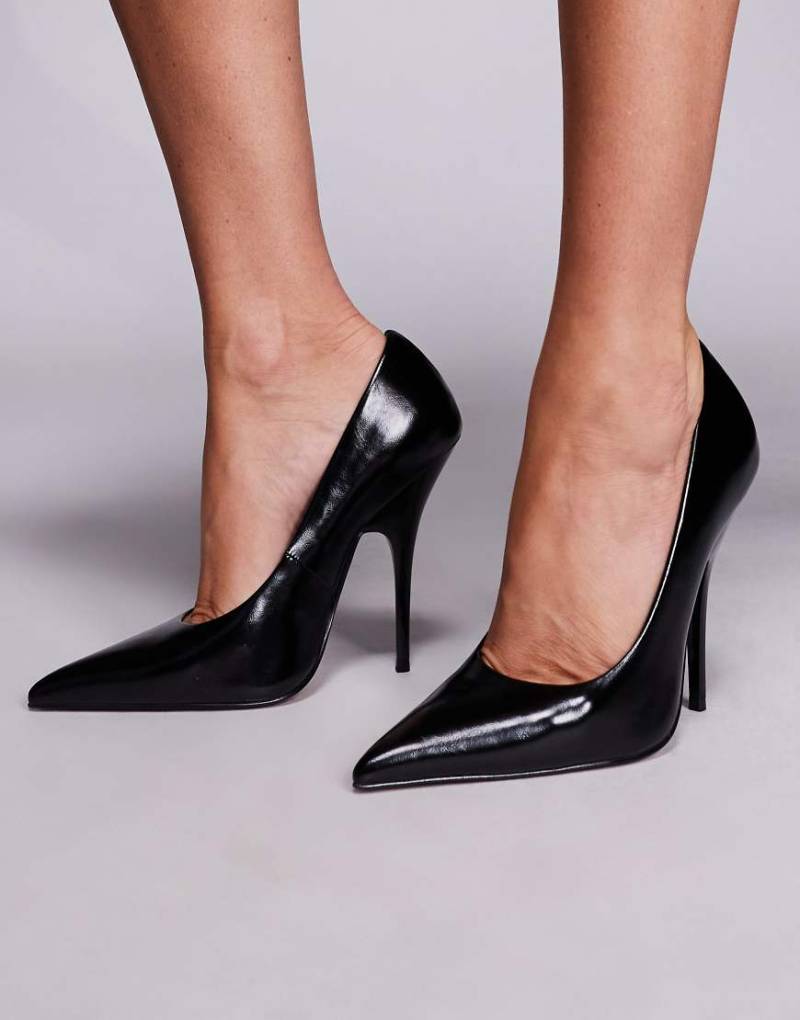 ASOS DESIGN - Poison - Sehr hohe Pumps in Schwarz von ASOS DESIGN