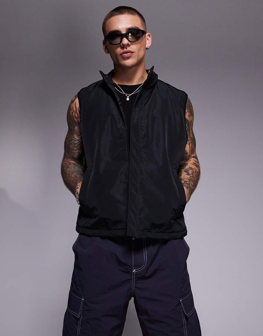 ASOS DESIGN - Puffer-Weste in Schwarz ASOS DESIGN - Puffer-Weste in Schwarz von ASOS DESIGN