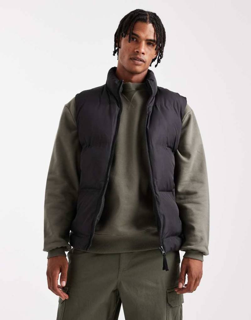 ASOS DESIGN - Puffer-Weste in Schwarz von ASOS DESIGN