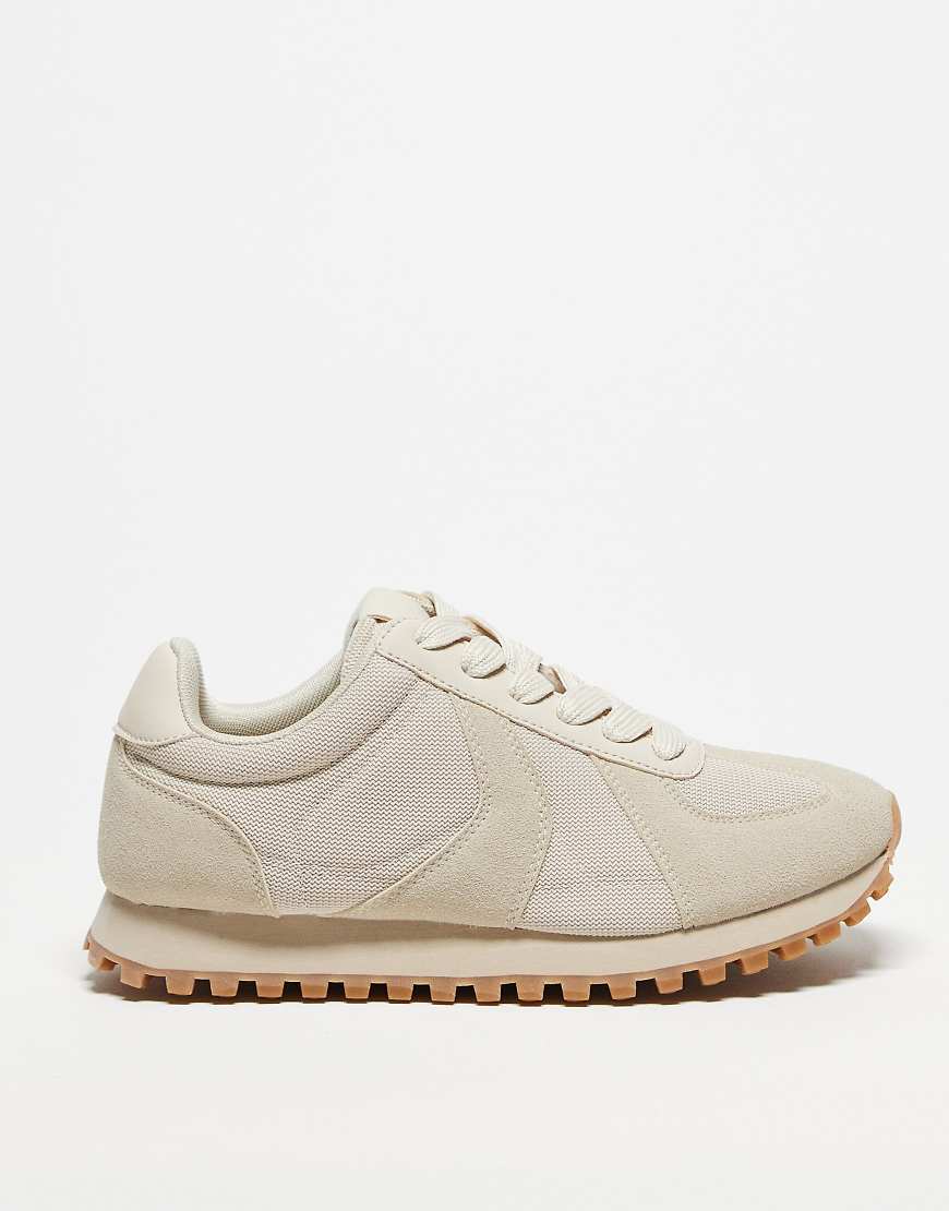 ASOS DESIGN - Retro-Sneaker in Beige-Neutral von ASOS DESIGN