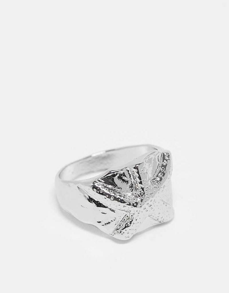 ASOS DESIGN - Ring in Silber mit Seestern-Motiv von ASOS DESIGN