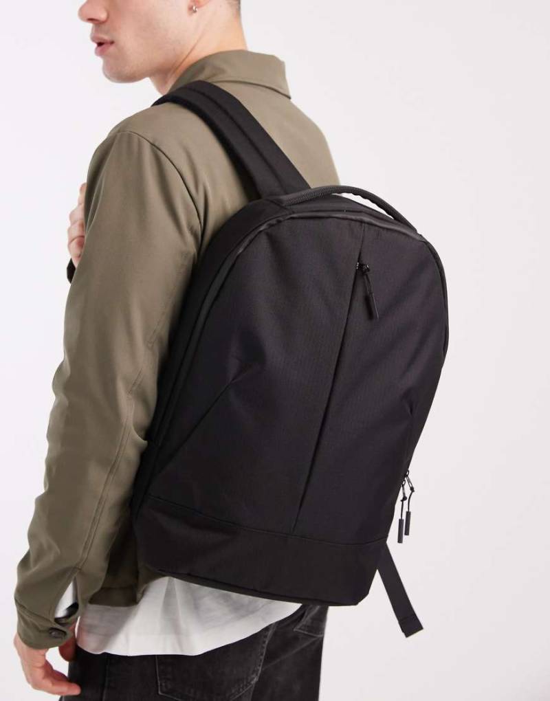 ASOS DESIGN - Ripstop-Rucksack in Schwarz von ASOS DESIGN
