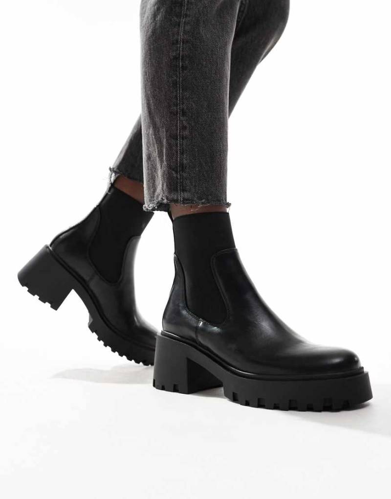 ASOS DESIGN - Rowan - Robuste Chelsea-Stiefel in Schwarz von ASOS DESIGN