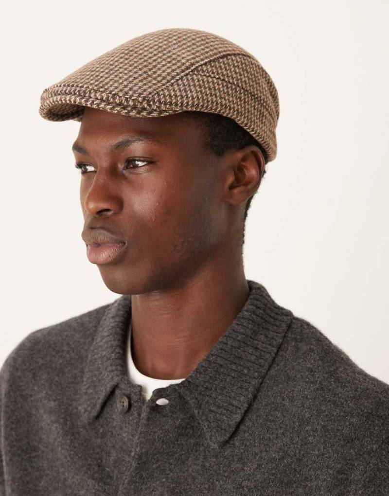 ASOS DESIGN - Schiebermütze in Braun aus Wolle-Brown ASOS DESIGN - Schiebermütze in Braun aus Wolle-Brown von ASOS DESIGN