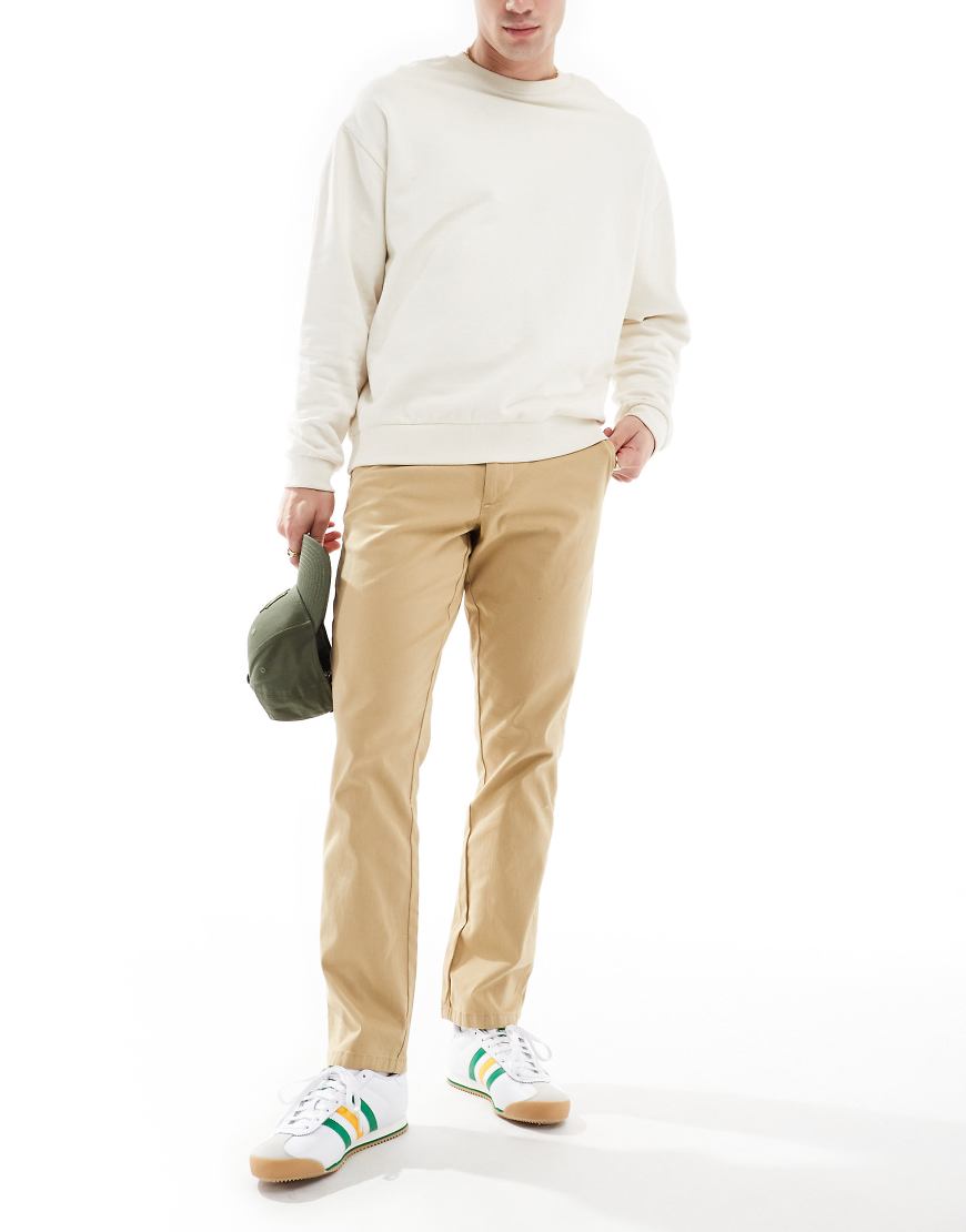 ASOS DESIGN - Schmale Chinohose in Beige-Neutral ASOS DESIGN - Schmale Chinohose in Beige-Neutral von ASOS DESIGN