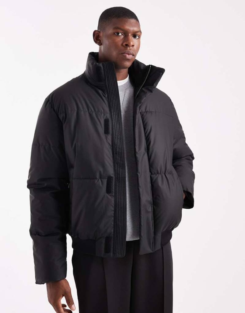 ASOS DESIGN - Schwarze Steppjacke von ASOS DESIGN