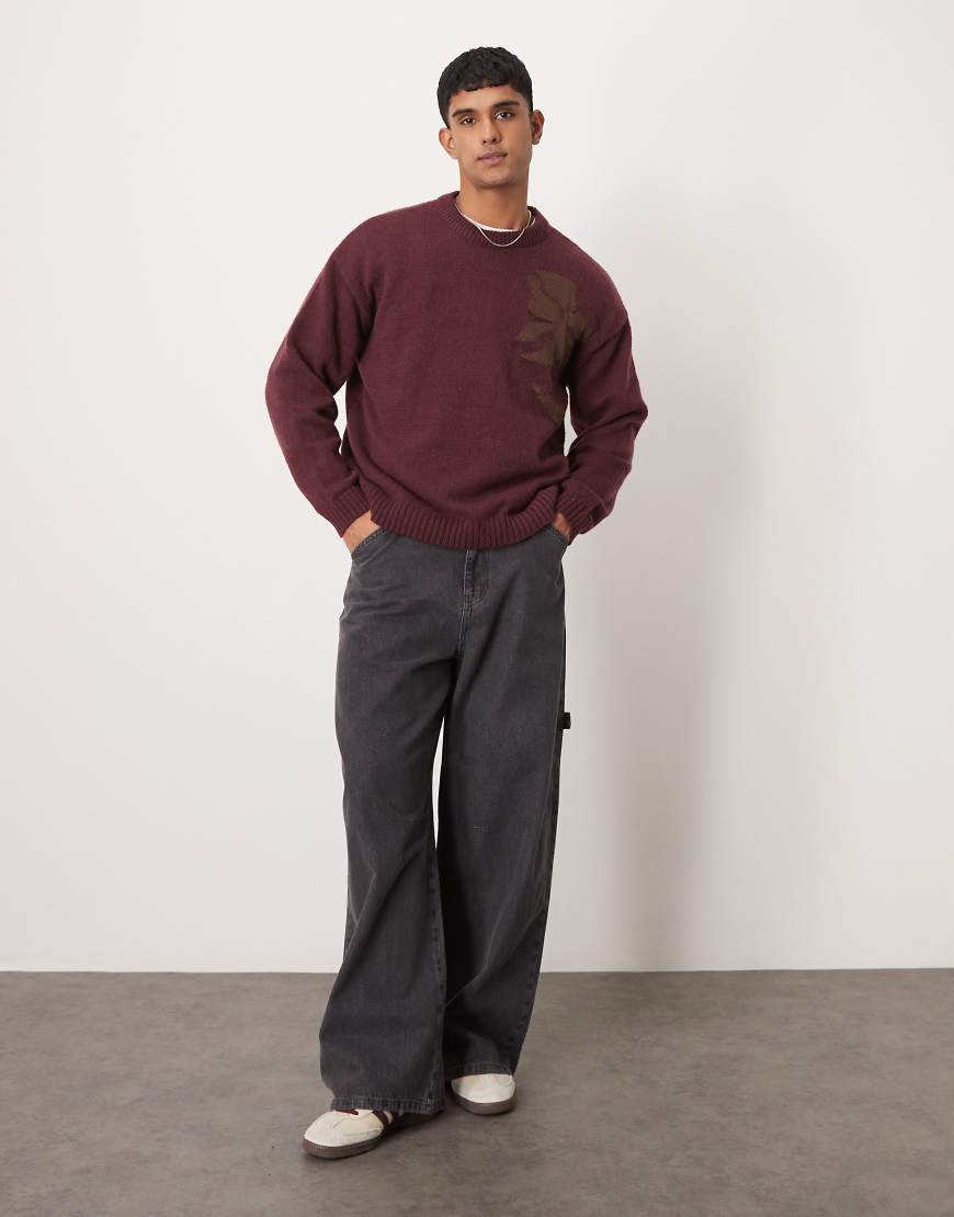 ASOS DESIGN - Sehr weite Carpenter-Jeans mit grauem Farbstich ASOS DESIGN - Sehr weite Carpenter-Jeans mit grauem Farbstich von ASOS DESIGN