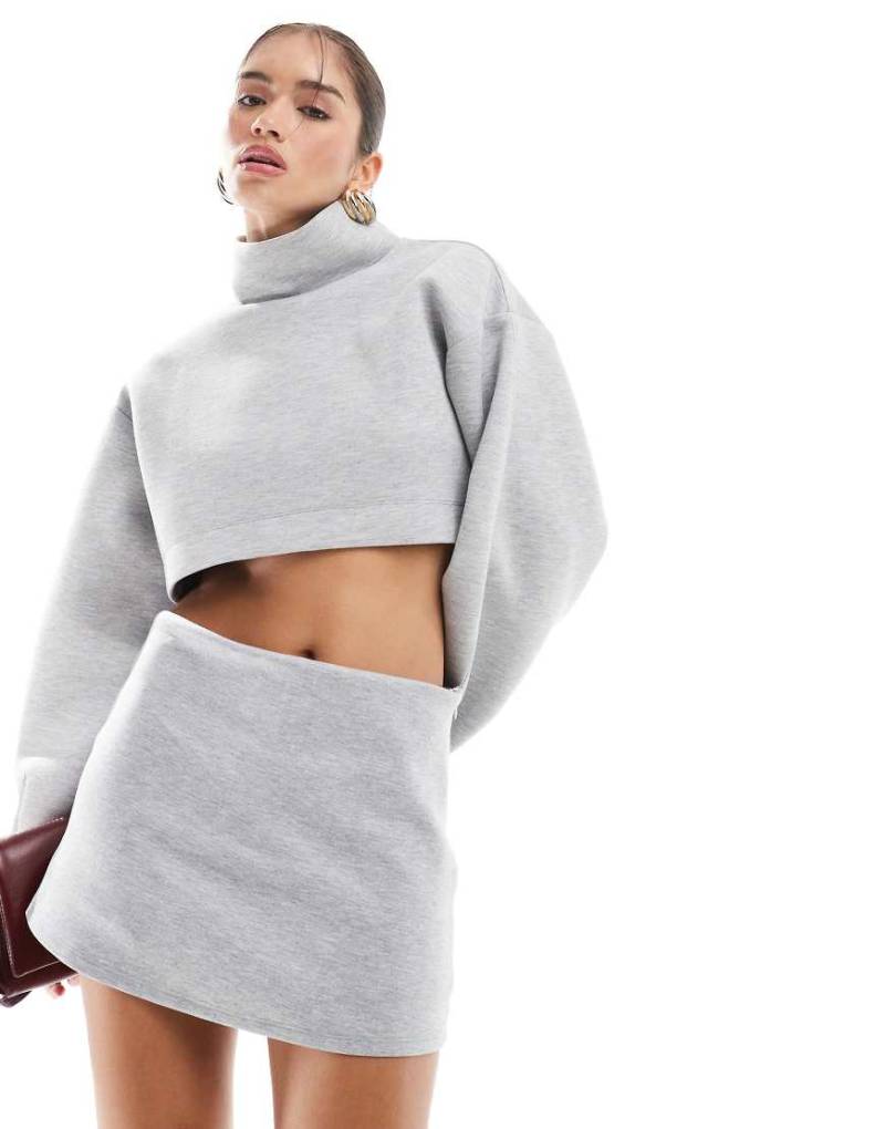 ASOS DESIGN ‑ Skort in Anthrazit-Grau von ASOS DESIGN