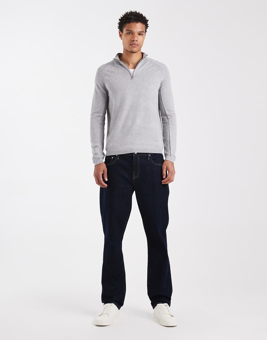 ASOS DESIGN - Slim Fit Jeans in Raw-Waschung-Blau von ASOS DESIGN