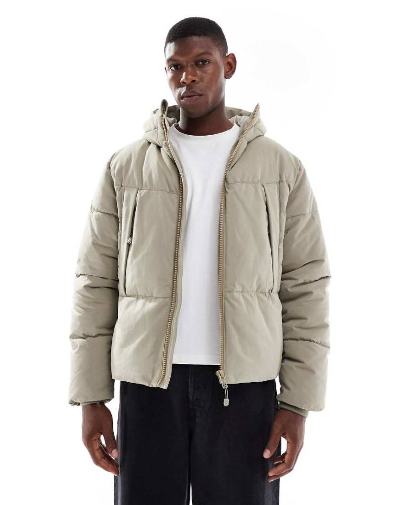 ASOS DESIGN - Steppjacke in Grün von ASOS DESIGN