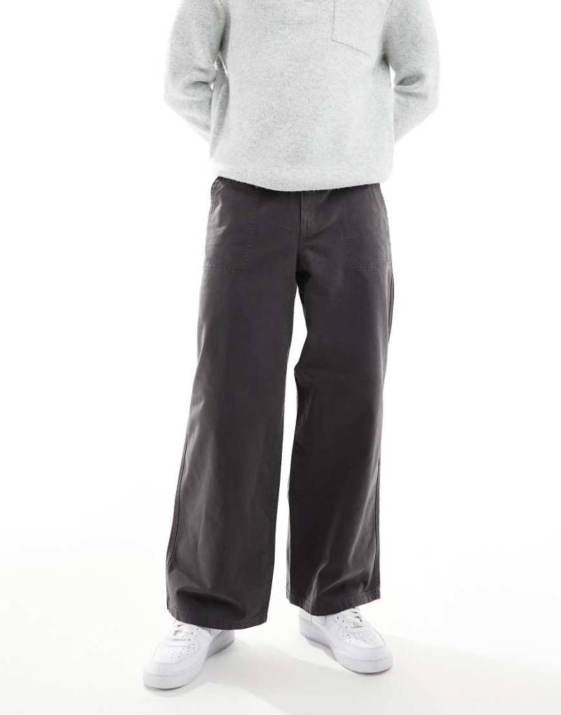 ASOS DESIGN - Super Baggy Hose in Anthrazit-Grau von ASOS DESIGN