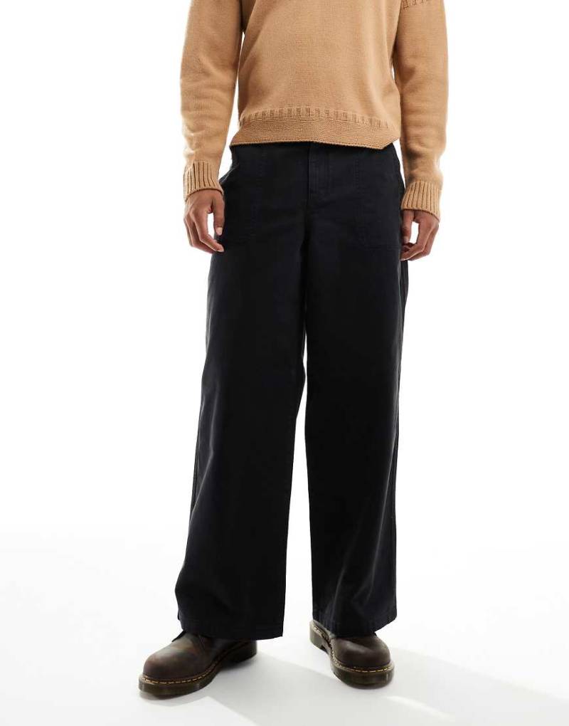 ASOS DESIGN - Super-Baggy Hose in Schwarz von ASOS DESIGN