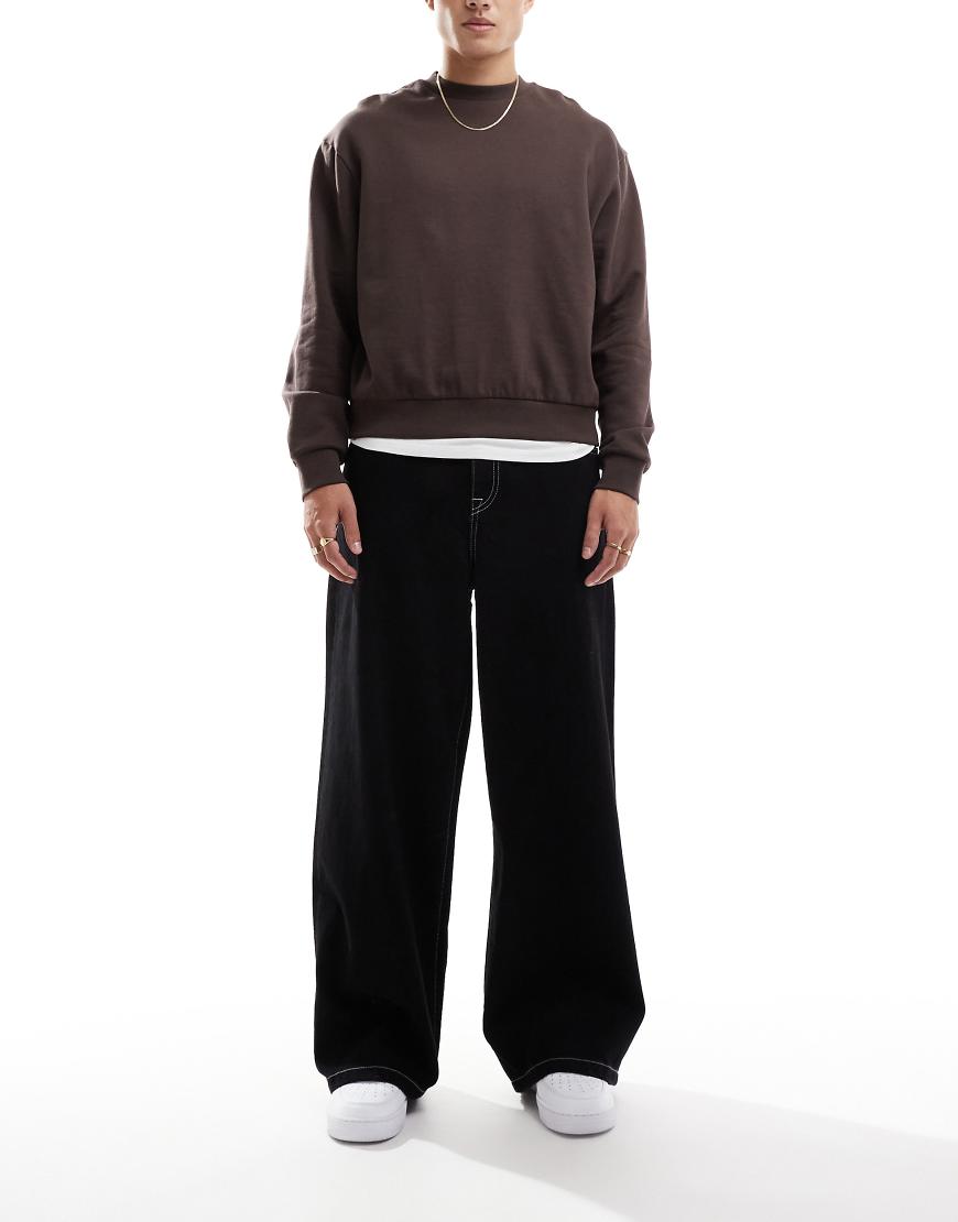 ASOS DESIGN - Super-Baggy-Jeans in Schwarz ASOS DESIGN - Super-Baggy-Jeans in Schwarz von ASOS DESIGN