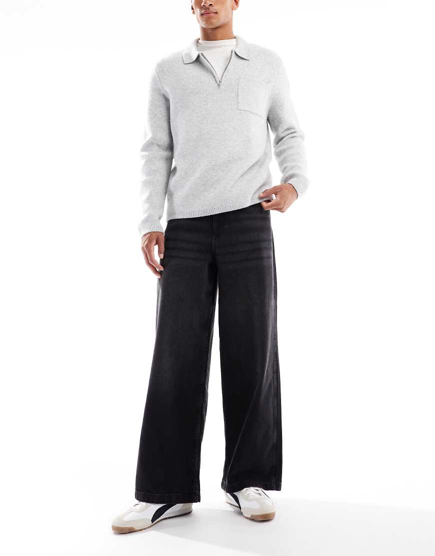 ASOS DESIGN - Super-Baggy-Jeans in Schwarz ASOS DESIGN - Super-Baggy-Jeans in Schwarz von ASOS DESIGN