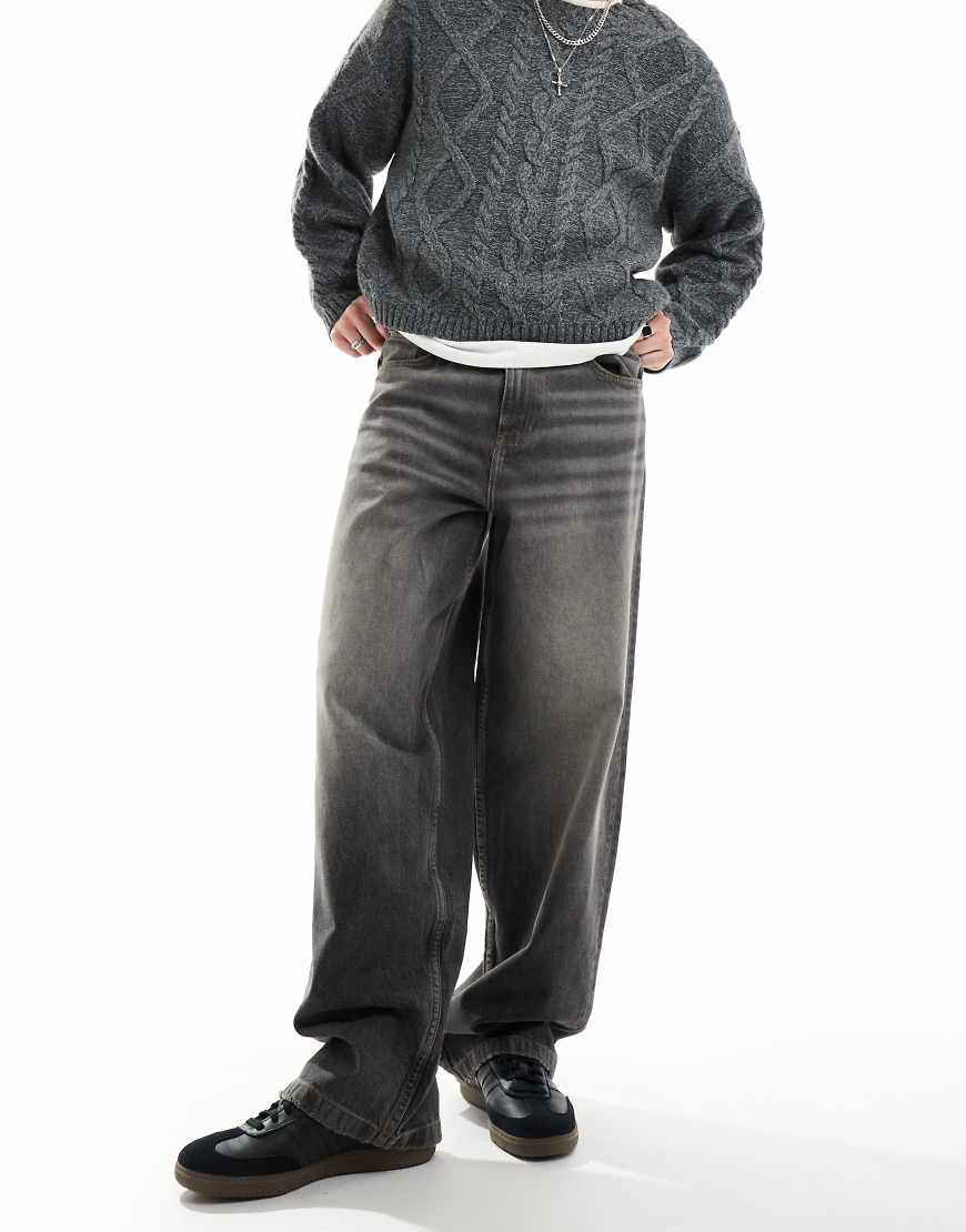 ASOS DESIGN - Super-Baggy-Jeans in Schwarz ASOS DESIGN - Super-Baggy-Jeans in Schwarz von ASOS DESIGN