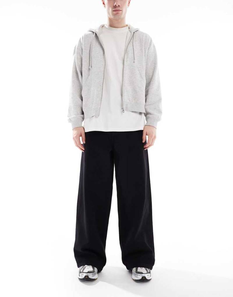 ASOS DESIGN - Super-Baggy-Jeans in Schwarz von ASOS DESIGN
