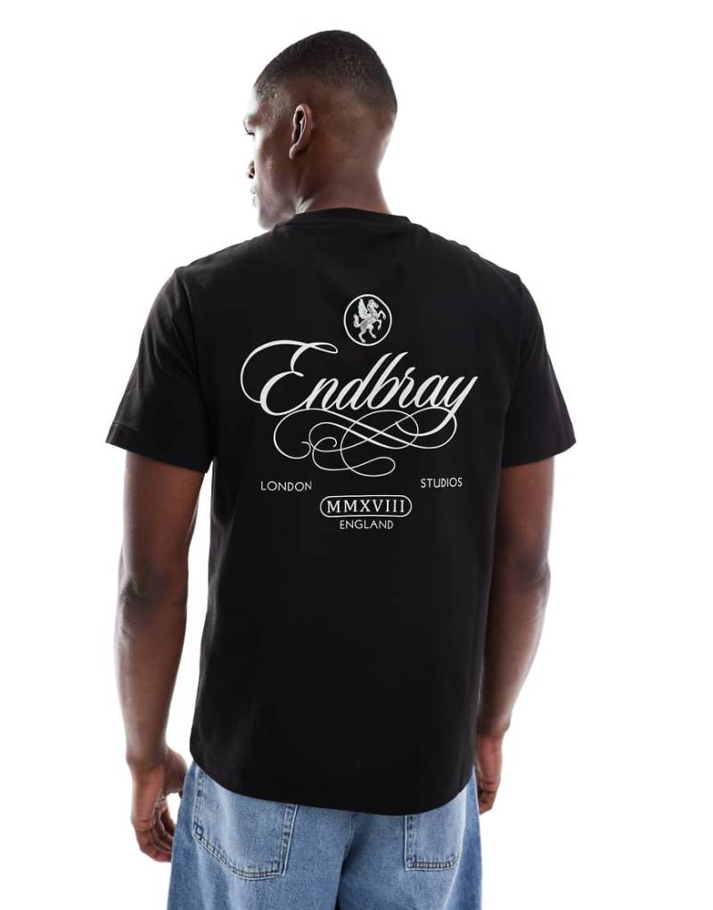 ASOS DESIGN - T-Shirt in Schwarz mit Text-Rückenprint von ASOS DESIGN