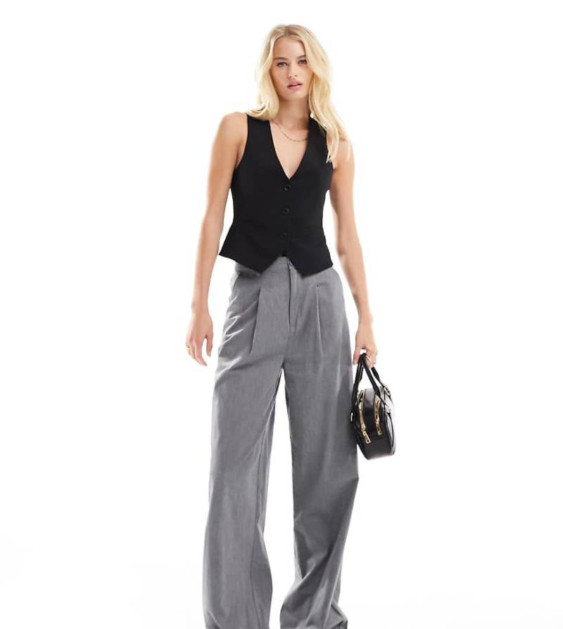 ASOS DESIGN Tall - Elegante Weste in Schwarz von ASOS DESIGN