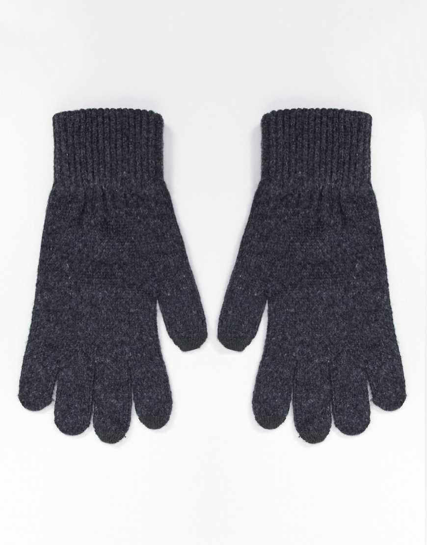 ASOS DESIGN - Touchscreen-Handschuhe aus Polyester in Anthrazitgrau ASOS DESIGN - Touchscreen-Handschuhe aus Polyester in Anthrazitgrau von ASOS DESIGN