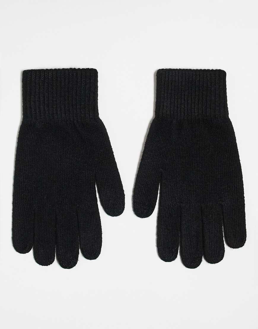 ASOS DESIGN - Touchscreen-Handschuhe aus Polyester in Schwarz ASOS DESIGN - Touchscreen-Handschuhe aus Polyester in Schwarz von ASOS DESIGN