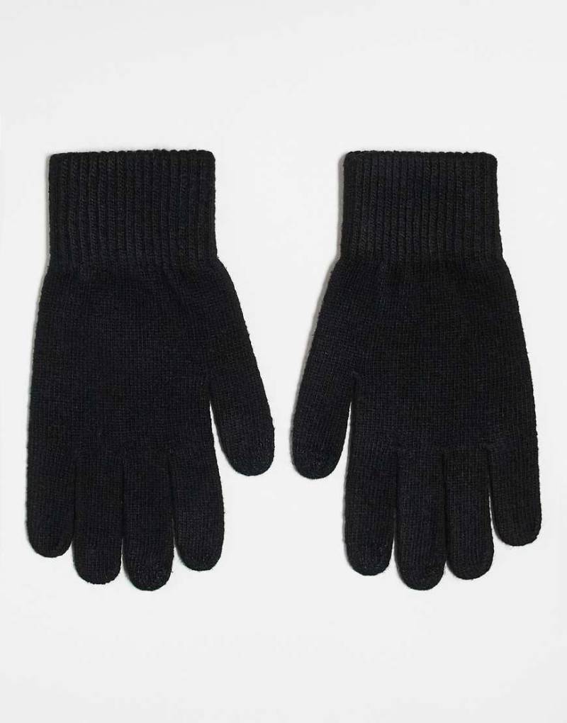 ASOS DESIGN - Touchscreen-Handschuhe aus Polyester in Schwarz von ASOS DESIGN